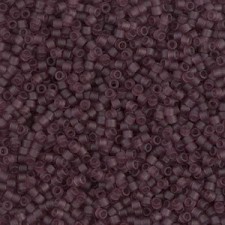 Miyuki delica beads 15/0 - Matted transparent mauve DBS-1264